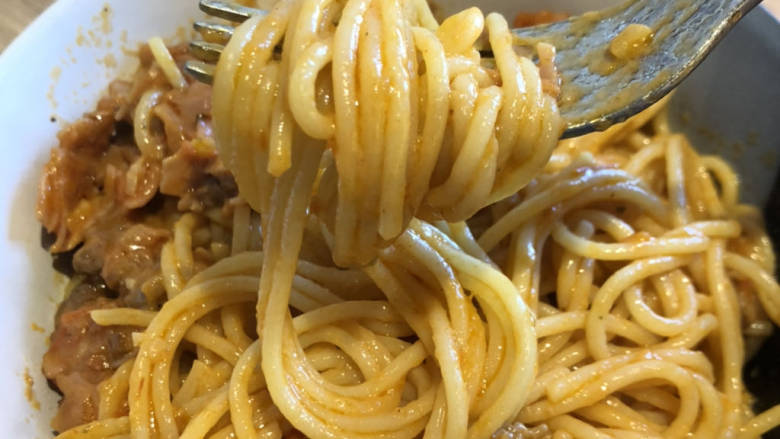 牛肉火腿意大利面🍝,美味又健康,15分钟即可开吃。
