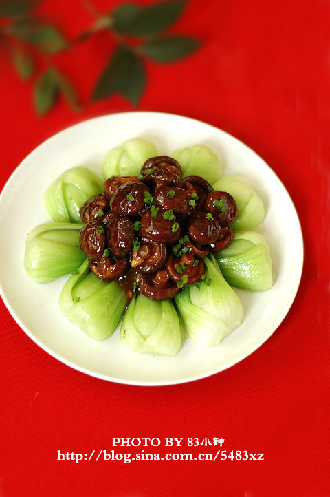 香菇扒菜心