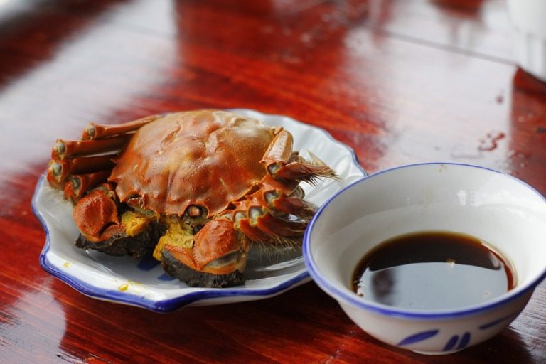 清蒸大闸蟹