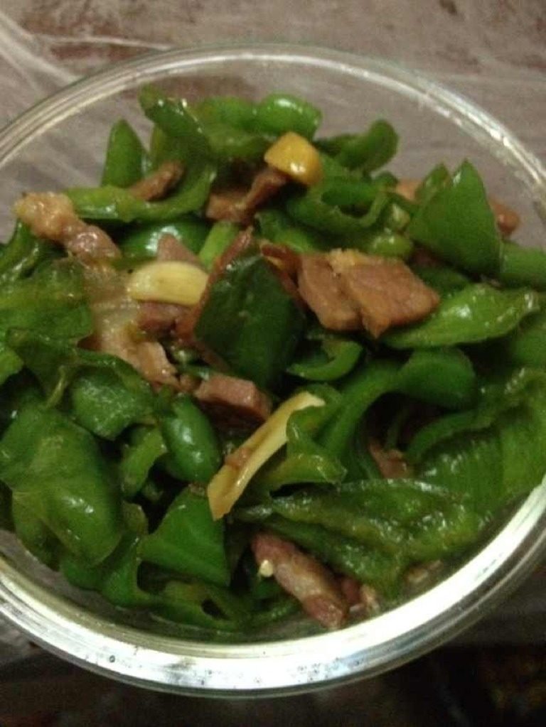 青椒腊肉