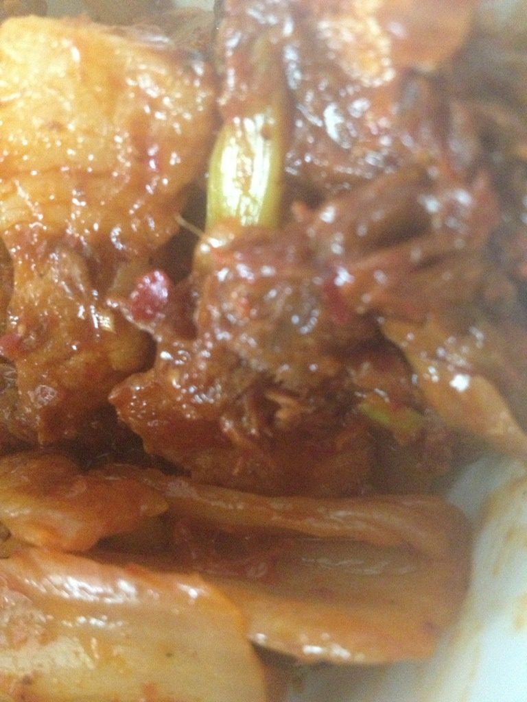 辣白菜五花肉