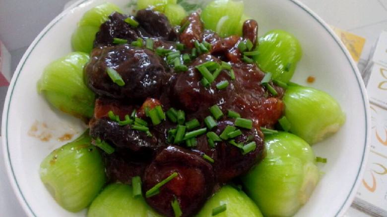 香菇扒菜心