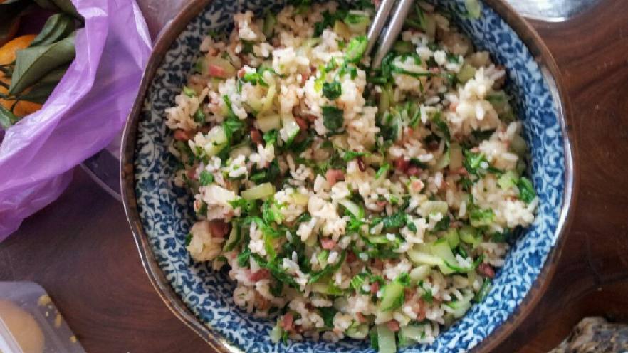 上海传统家常菜。。。菜饭