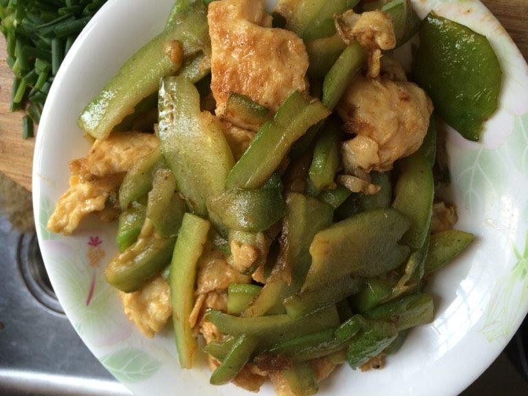 凉瓜炒鸡蛋