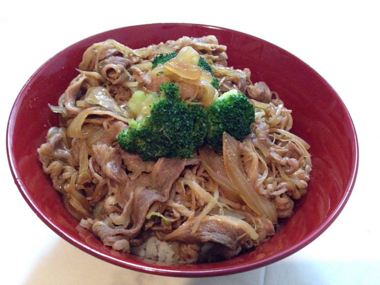 牛丼( 日式牛肉盖饭）