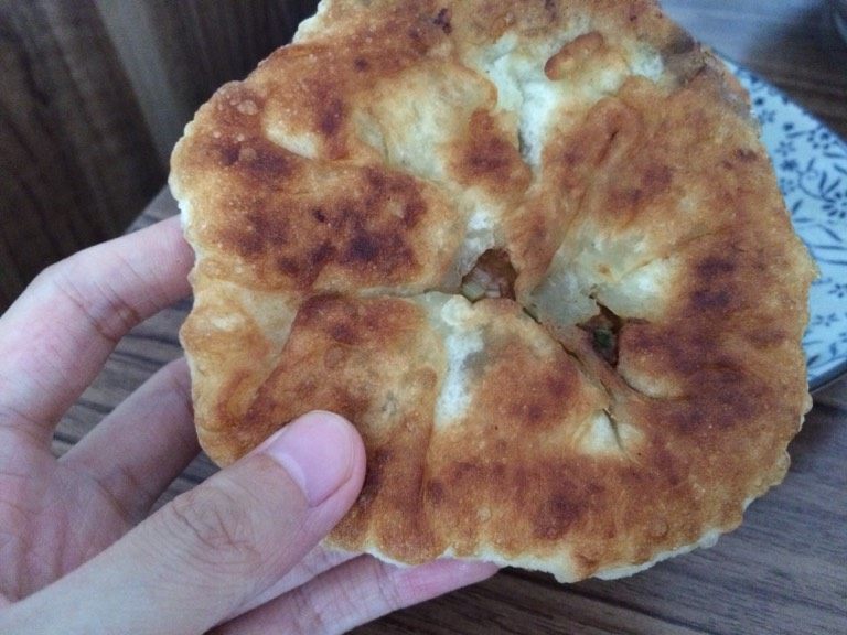 猪肉馅饼,如图这样就好了
