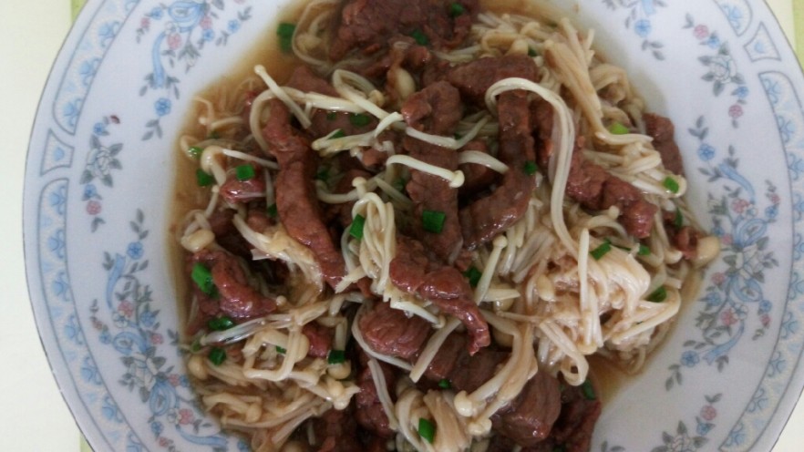 金针菇牛柳
