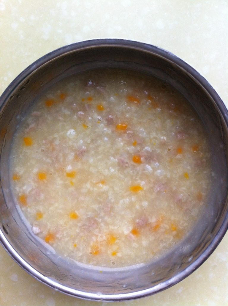 胡萝卜瘦肉粥