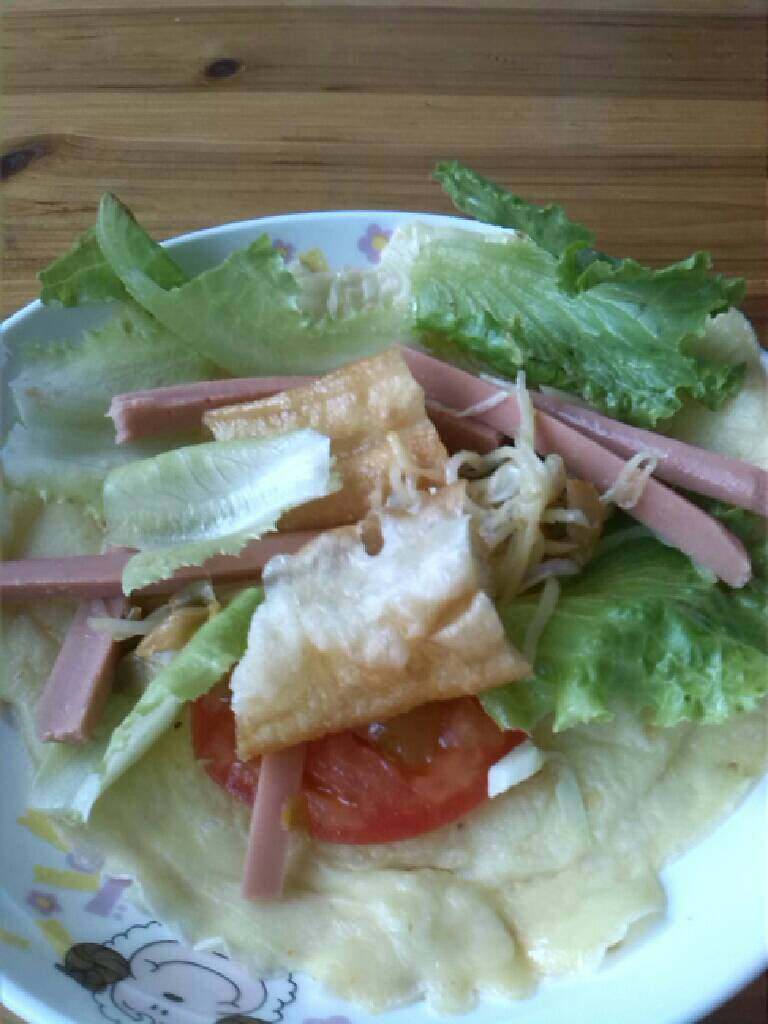 ≈卷饼≈,最后加入所有配料