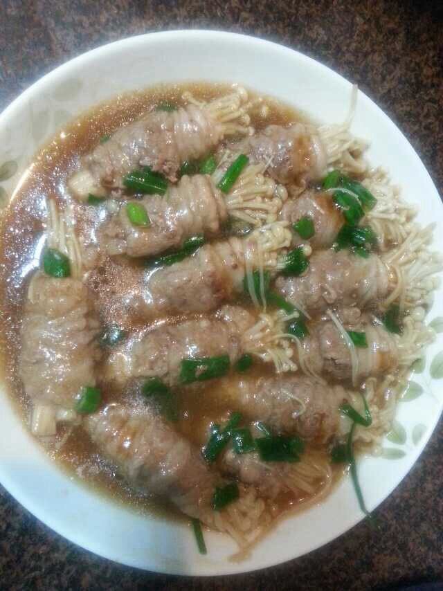 金针菇肥牛卷