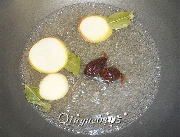 五果鸭,用现有的材料熬汁儿