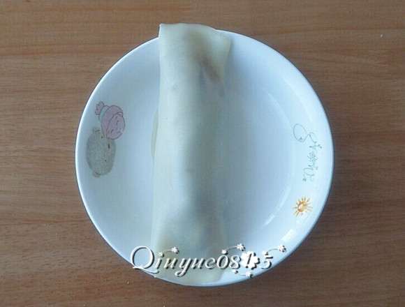 五果鸭,卷成卷儿
