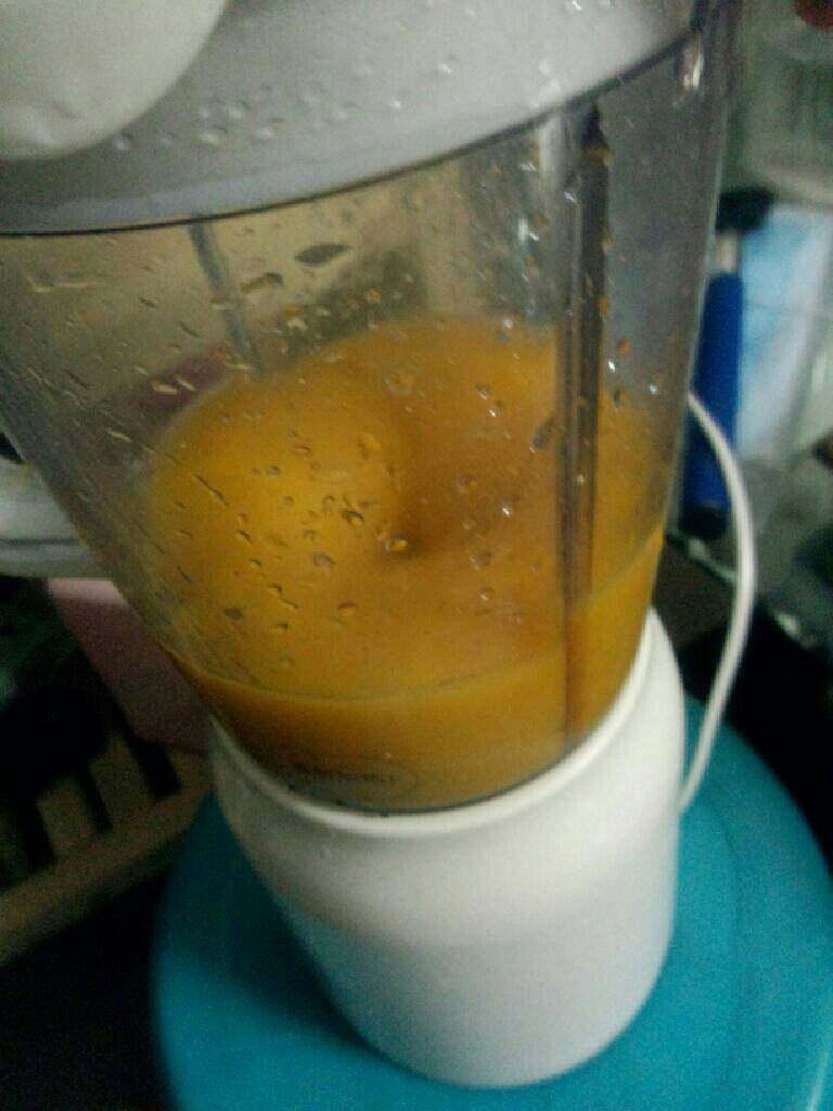 芒果酱,打碎