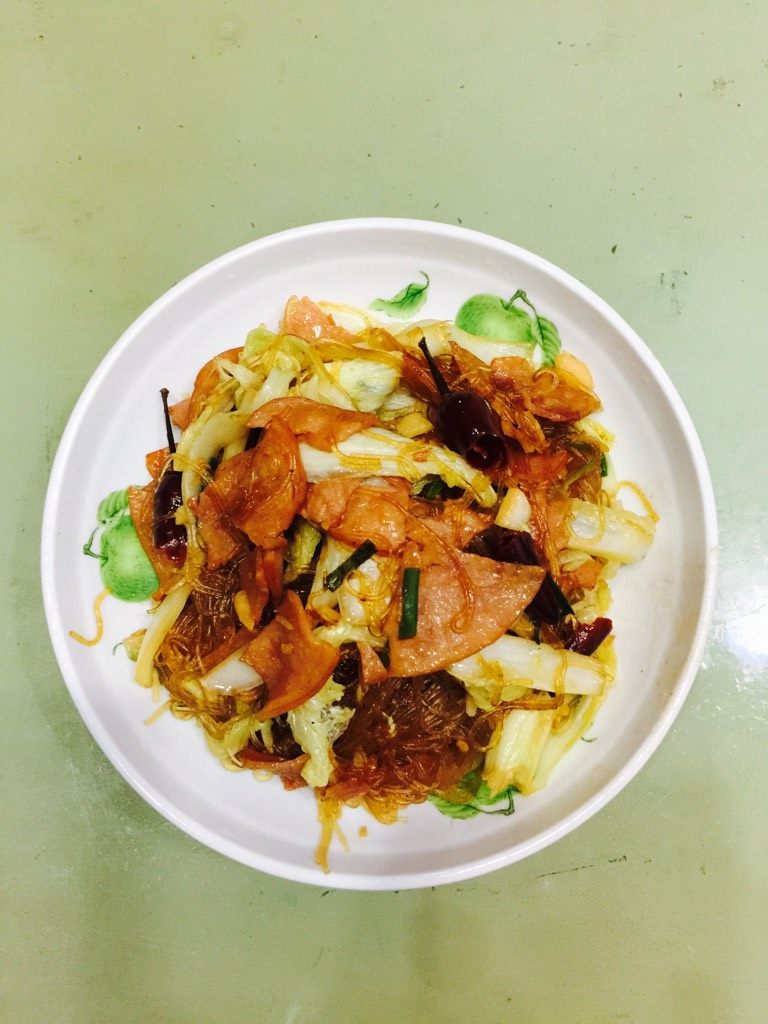 培根娃娃菜粉丝