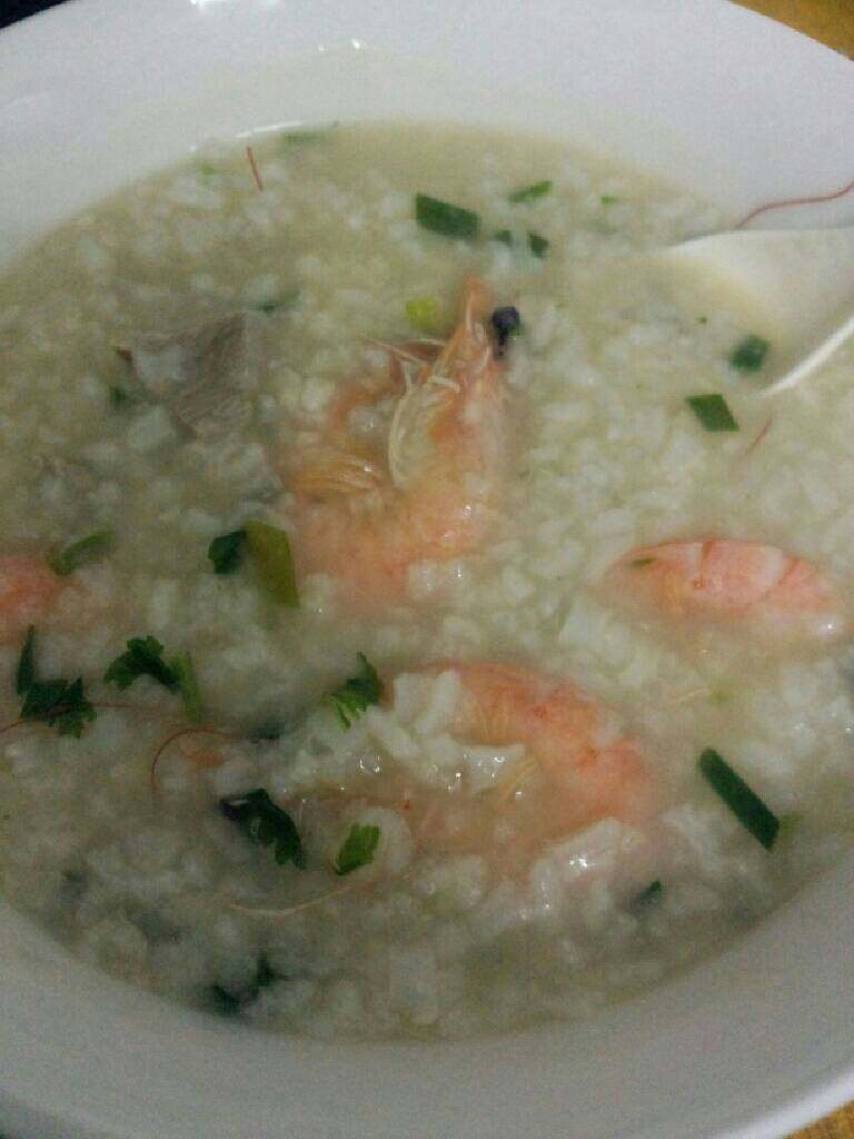 瘦肉虾粥