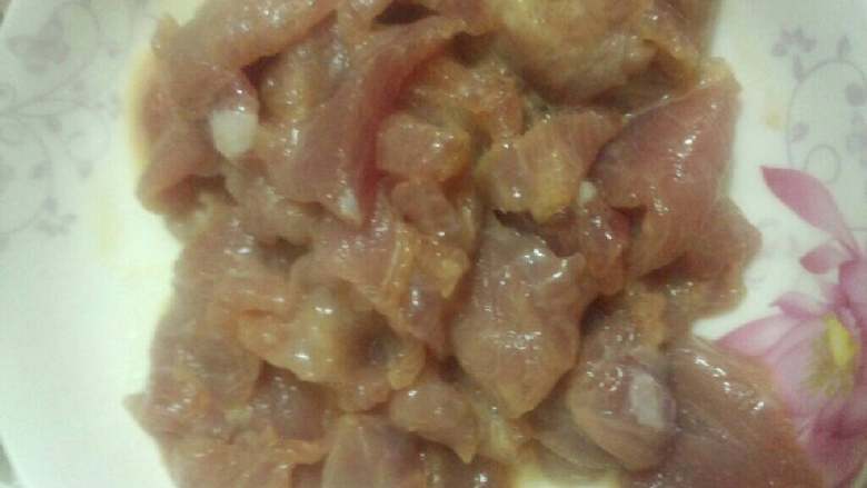 苦瓜炒肉片,<a style='color:red;display:inline-block;' href='/shicai/ 429'>瘦肉</a>洗干净切片用盐，<a style='color:red;display:inline-block;' href='/shicai/ 512'>玉米淀粉</a>，<a style='color:red;display:inline-block;' href='/shicai/ 721'>蚝油</a>腌制