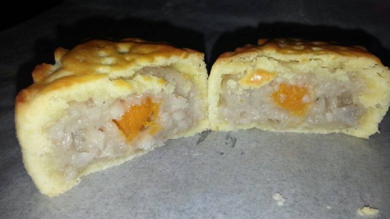 黄油酥皮月饼