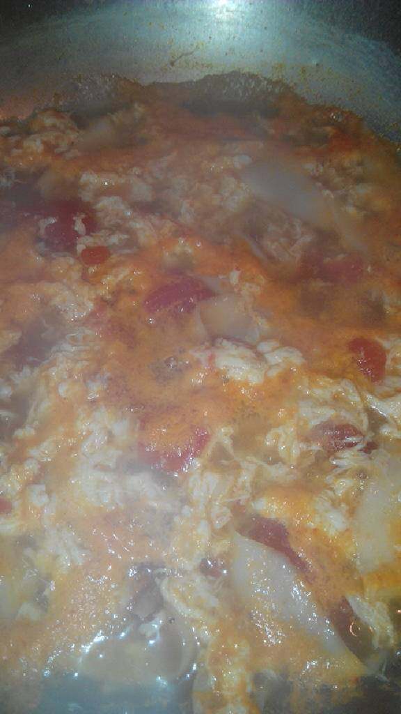 金沙河面片汤,出锅前加适量盐