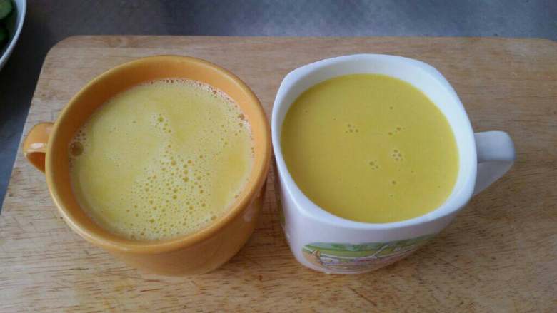 牛奶玉米窝瓜露,正好2杯，香甜浓厚味道很好！