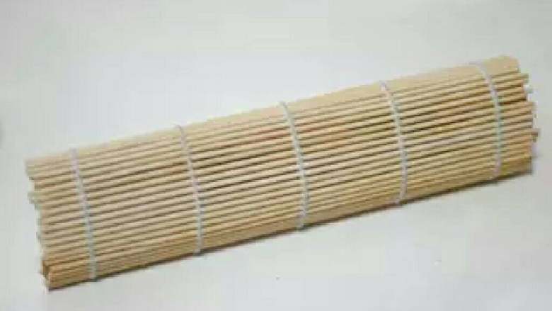 寿司,卷起来，切了就可以吃了