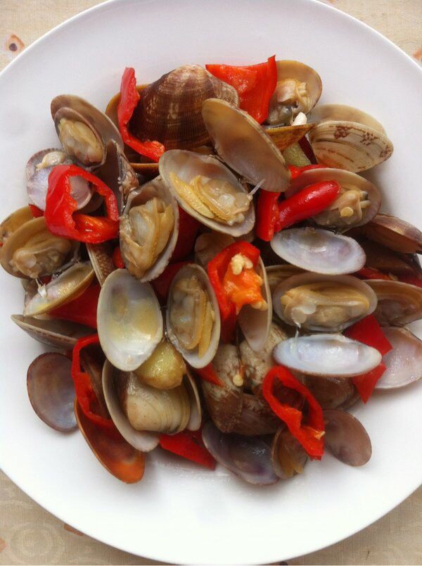 辣炒花蛤