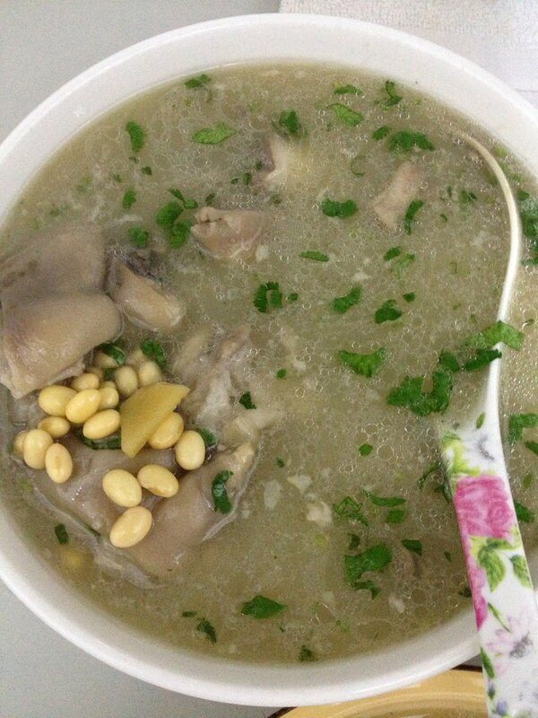 猪蹄山药黄豆汤