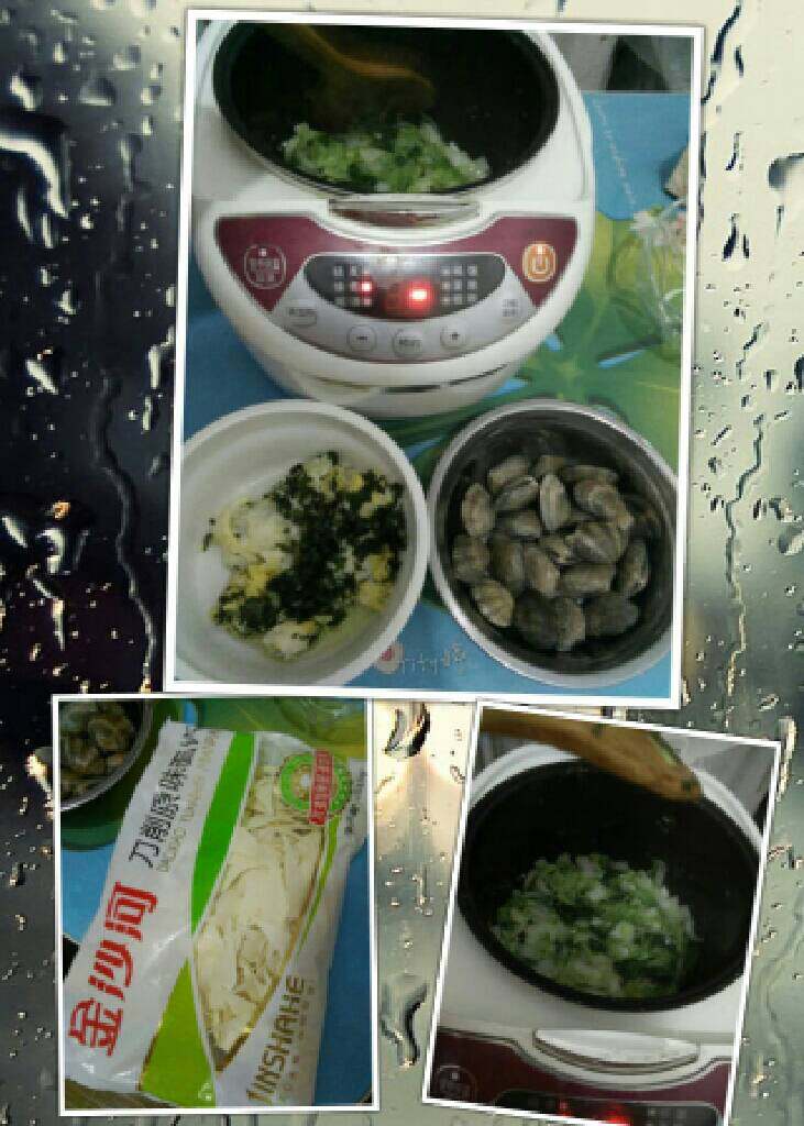 电饭锅版(金沙河刀削原味面片),如图：材料准备好，开水壶提前烧热水。