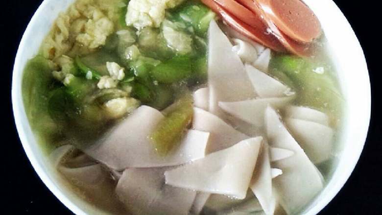 ≈丝瓜鸡蛋面≈