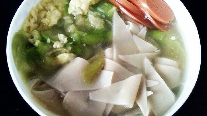 ≈丝瓜鸡蛋面≈