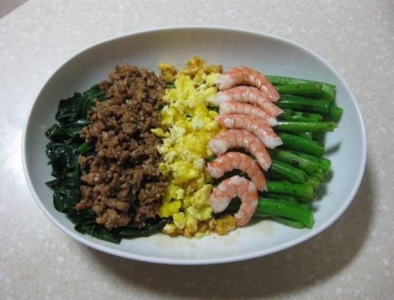 三色菜心