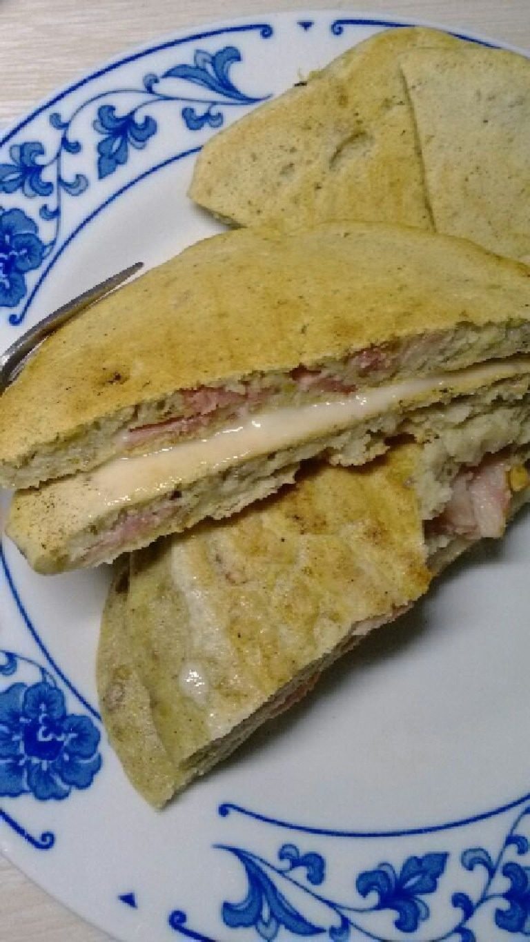 豆渣坚果培根小饼