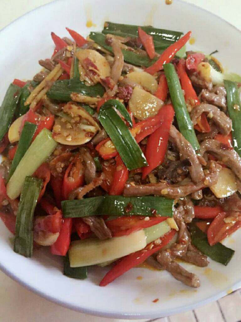 炒牛肉丝