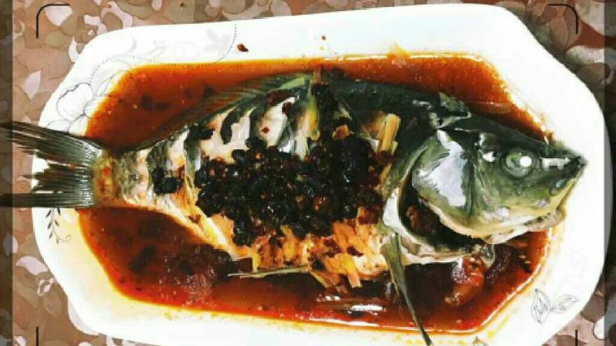 豆鼓蒸鲫鱼