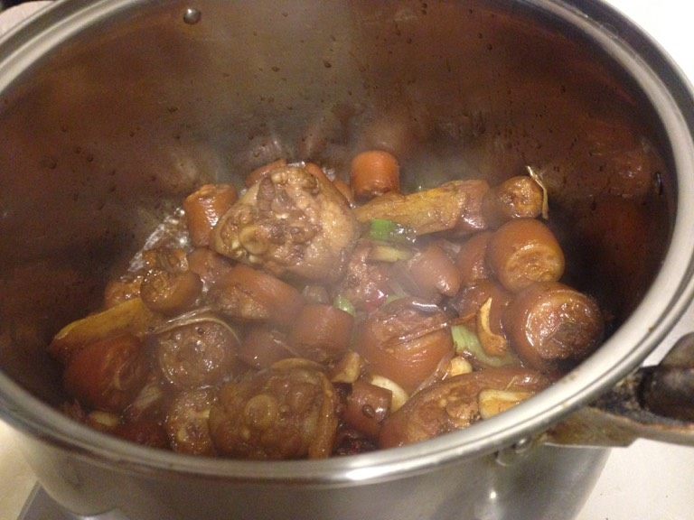Stewed Pork tail 