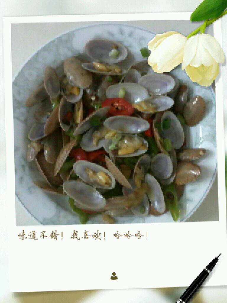 爆炒花甲