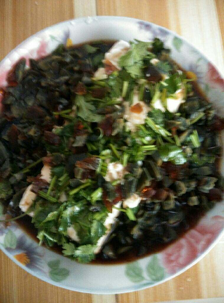 皮蛋豆腐