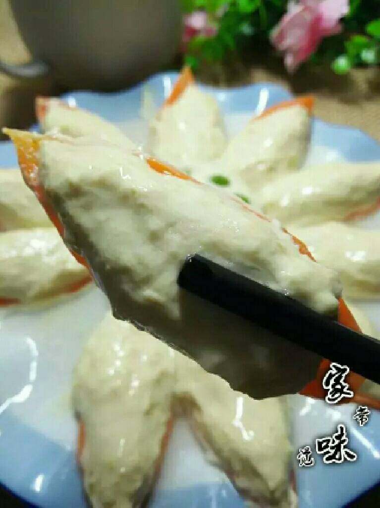 鸡蓉豆腐,依个人喜好，也可淋一点香油。（图片晚上拍的所以有些暗）