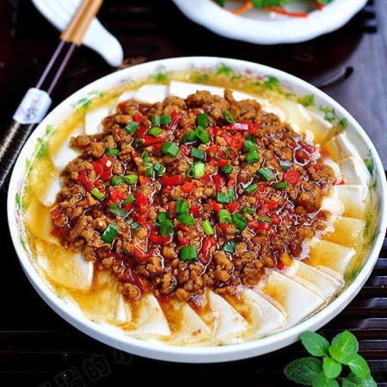肉末蒸豆腐