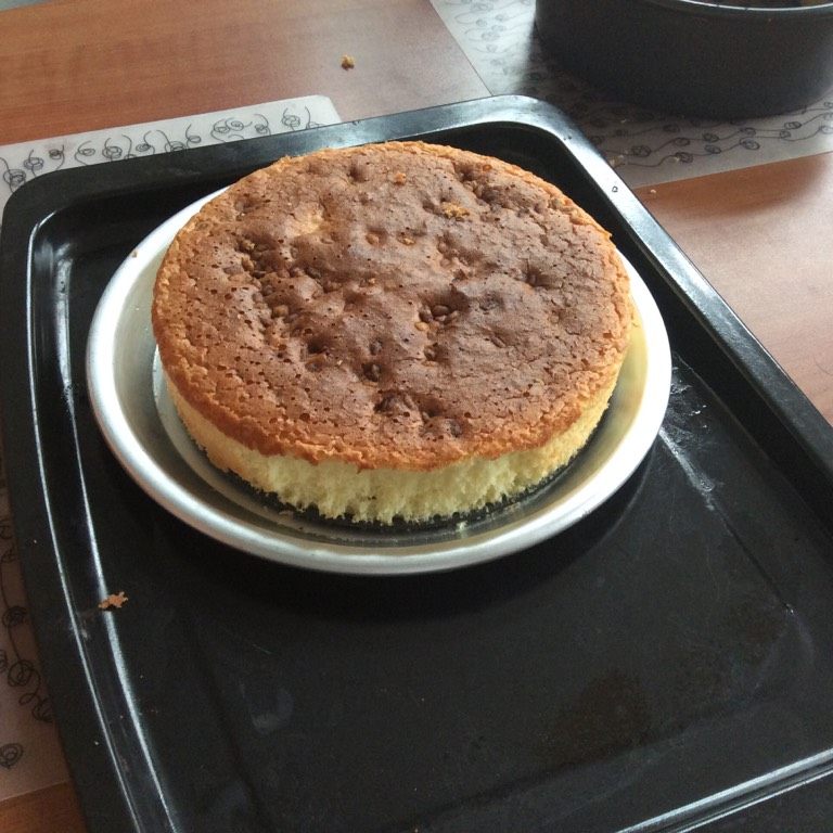 万圣节戚风蛋糕,呵呵,烤好了!