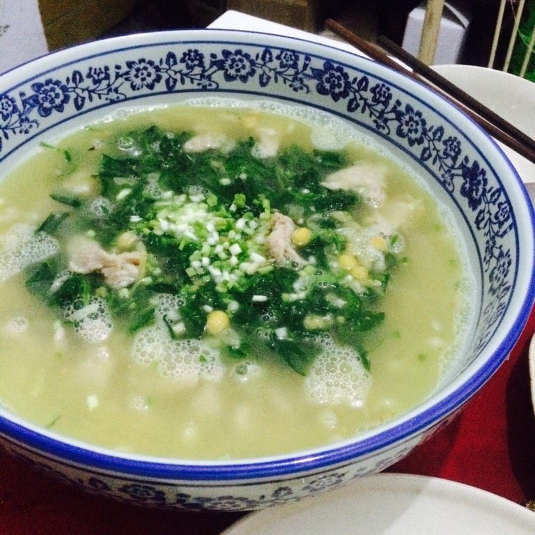 豌豆泥滑肉汤