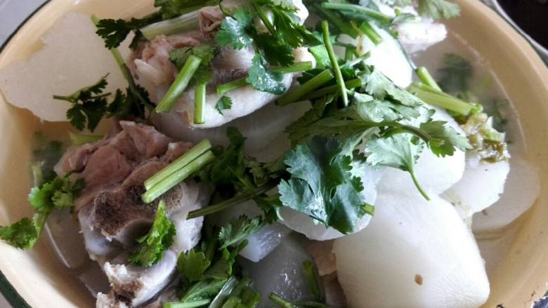 清炖羊肉白萝卜