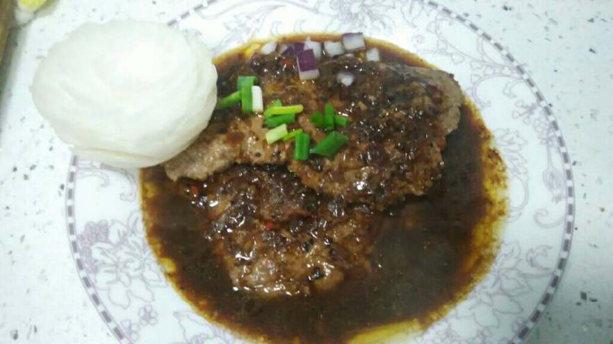 自制黑椒牛排