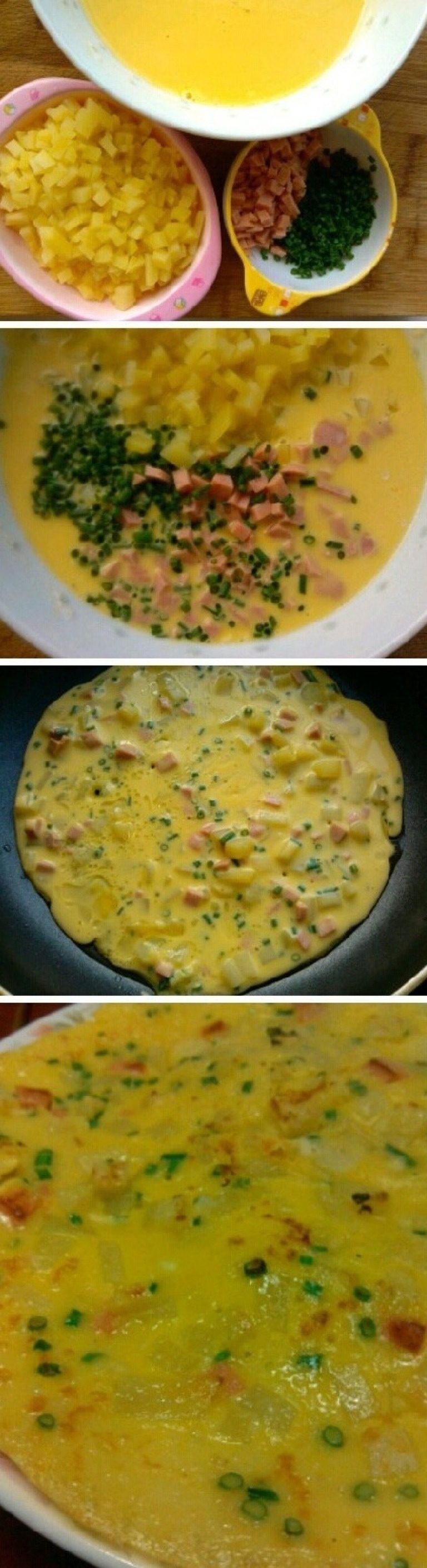 土豆火腿鸡蛋饼