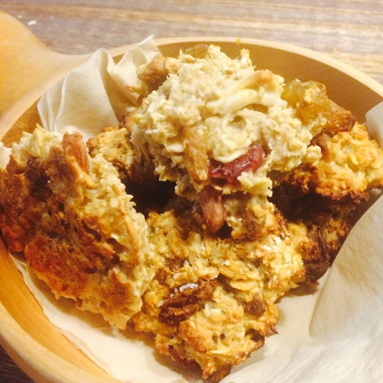 坚果燕麦饼干,如图,完成