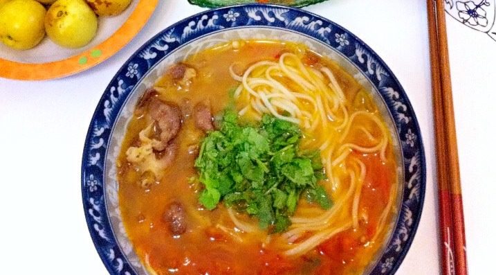 金针肥牛面