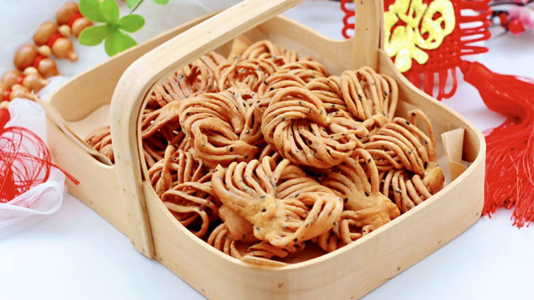 过年必备的炸馓子