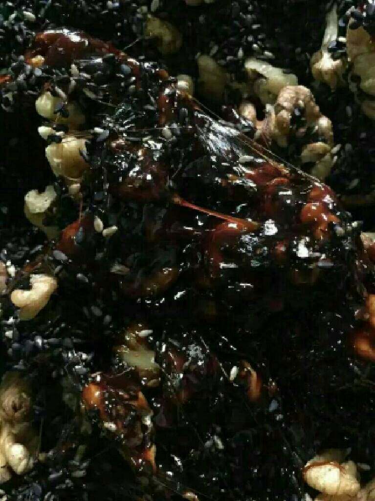 纯手工自制阿胶糕,补充下这是细小的拉丝!看着好诱人哒!