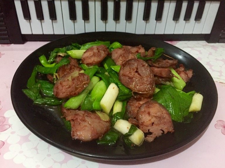 青蒜炒腊肉