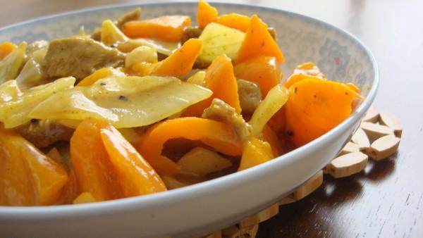 咖喱洋葱甜椒炒牛肉