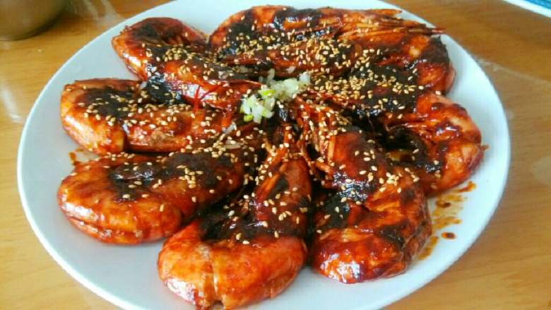 红焖大虾